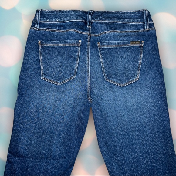 White House Black Market Women’s Skinny Crop Mid-Rise Denim Jeans Size 0 - Picture 5 of 7